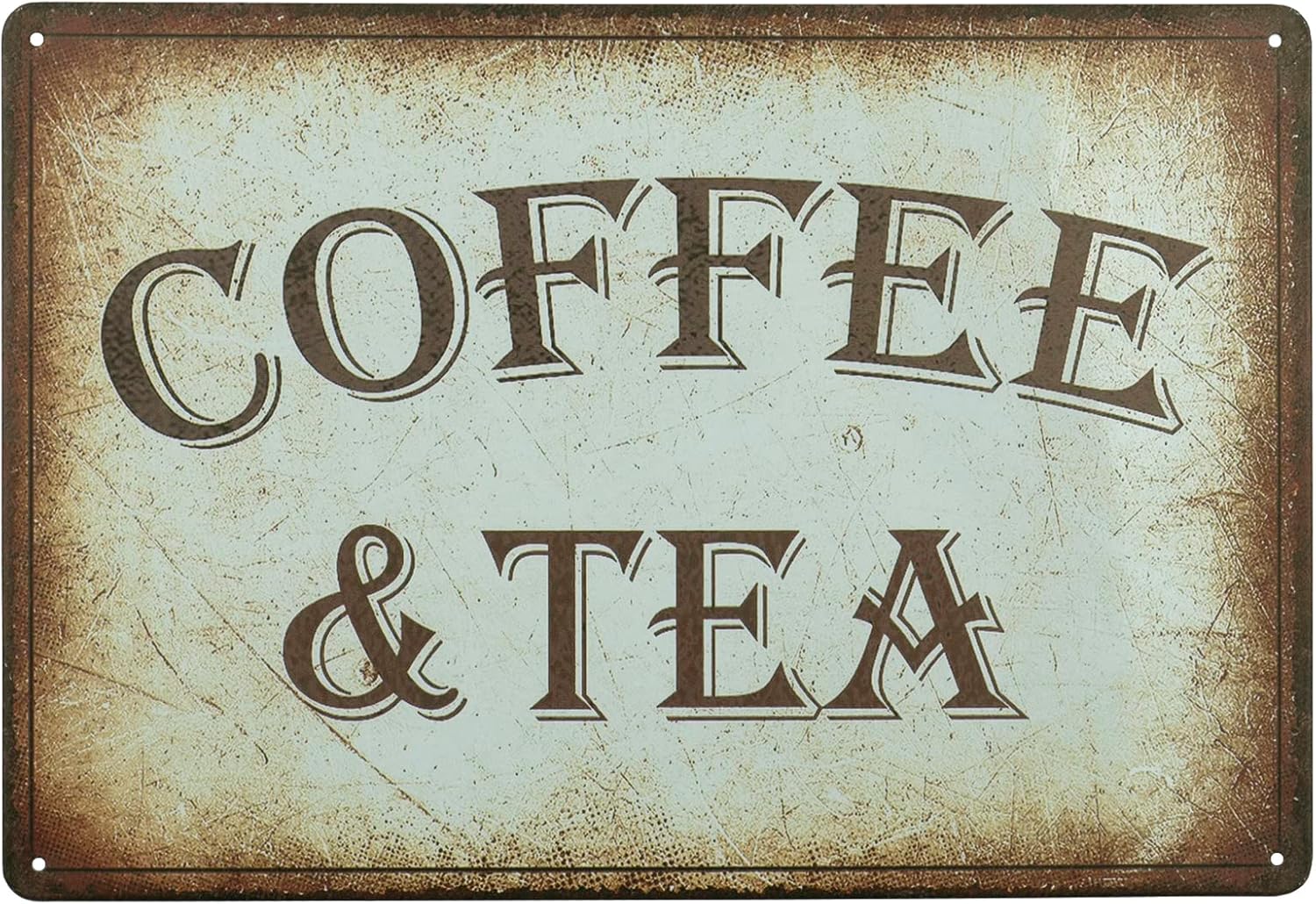 Coffee Tea Quotes - 커피와 차 레트로 틴 사인 커피
