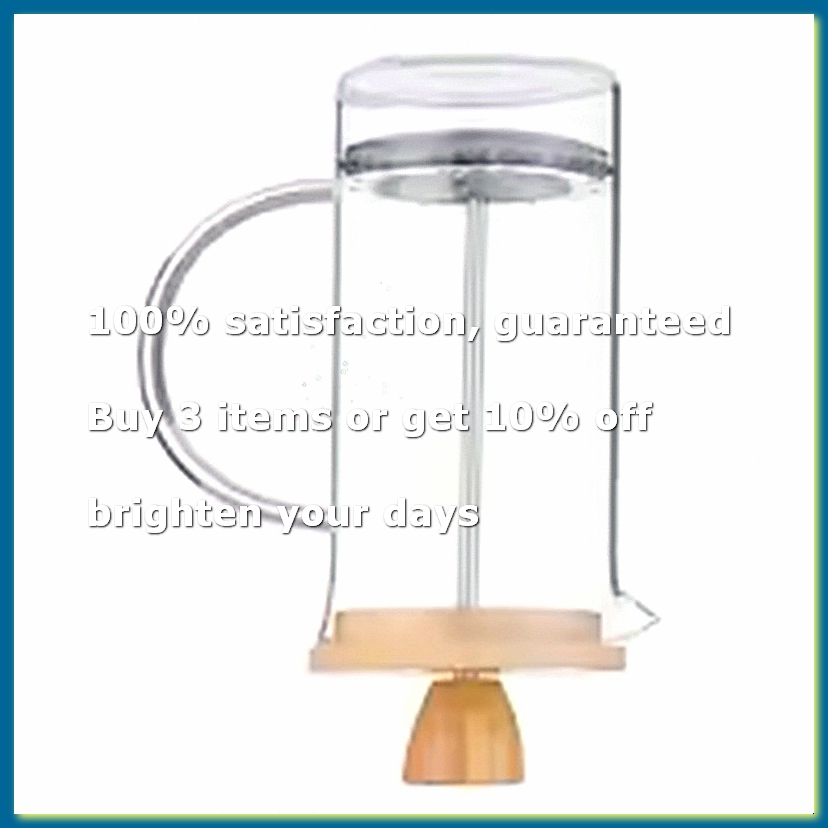 French Press Glass - 필터가 있는 커피 프렌치 프레스 포트,