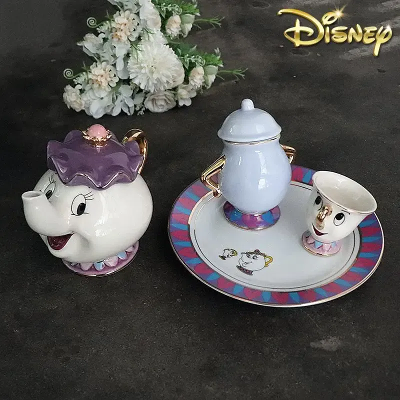 Coffee Tea Jug - 뜨거운 차 주전자 만화 미녀와 야수
