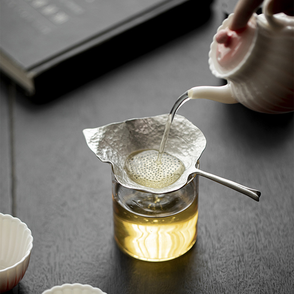 Coffee Tea Jug - 은도금된 견고한 주석 차 거름망, 섬세한