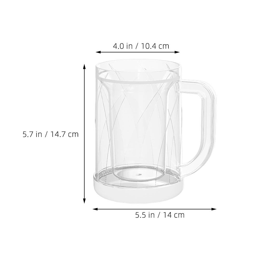 2개입 재사용 가능한 투명 냉동 컵 이중벽 단열 아이스 - Double Wall Mug 리뷰 및 가격