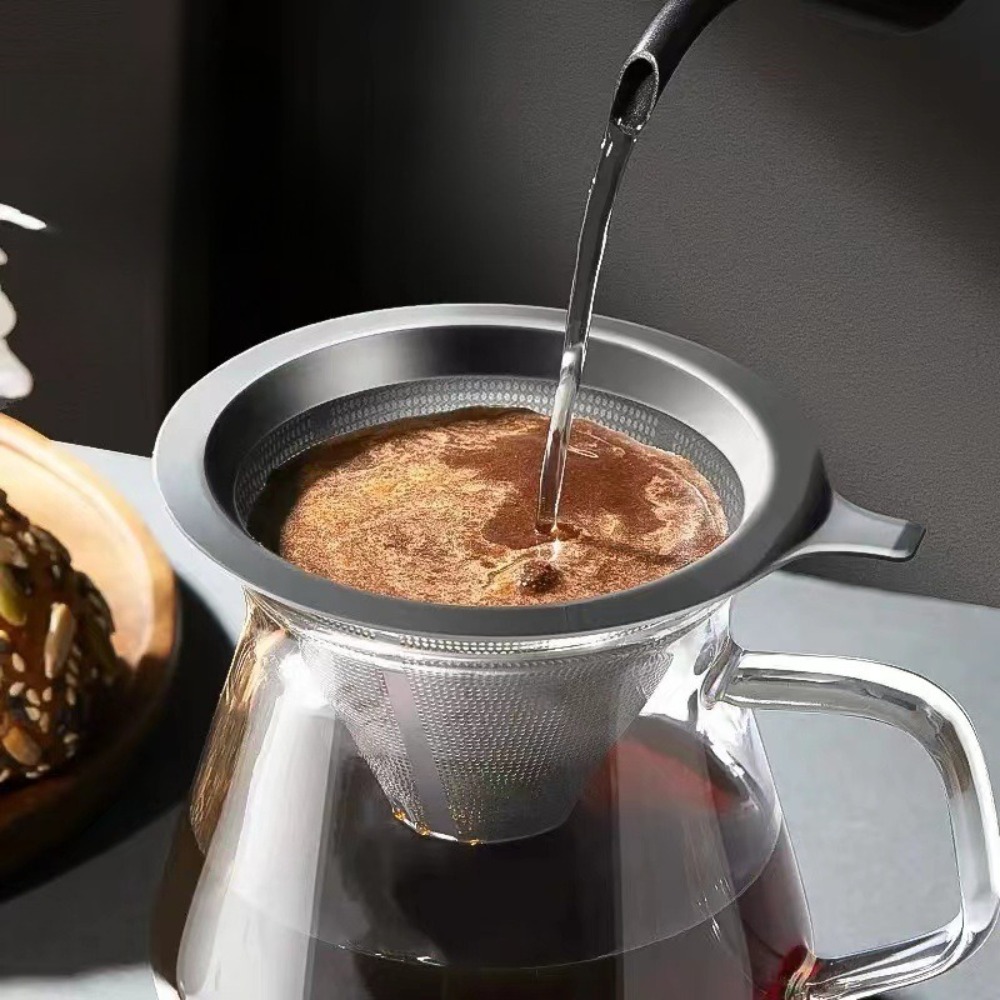 종이를 사용하지 않는 대형 재사용 가능 커피 필터 스트 - Coffee&Tea House Menu 리뷰 및 가격