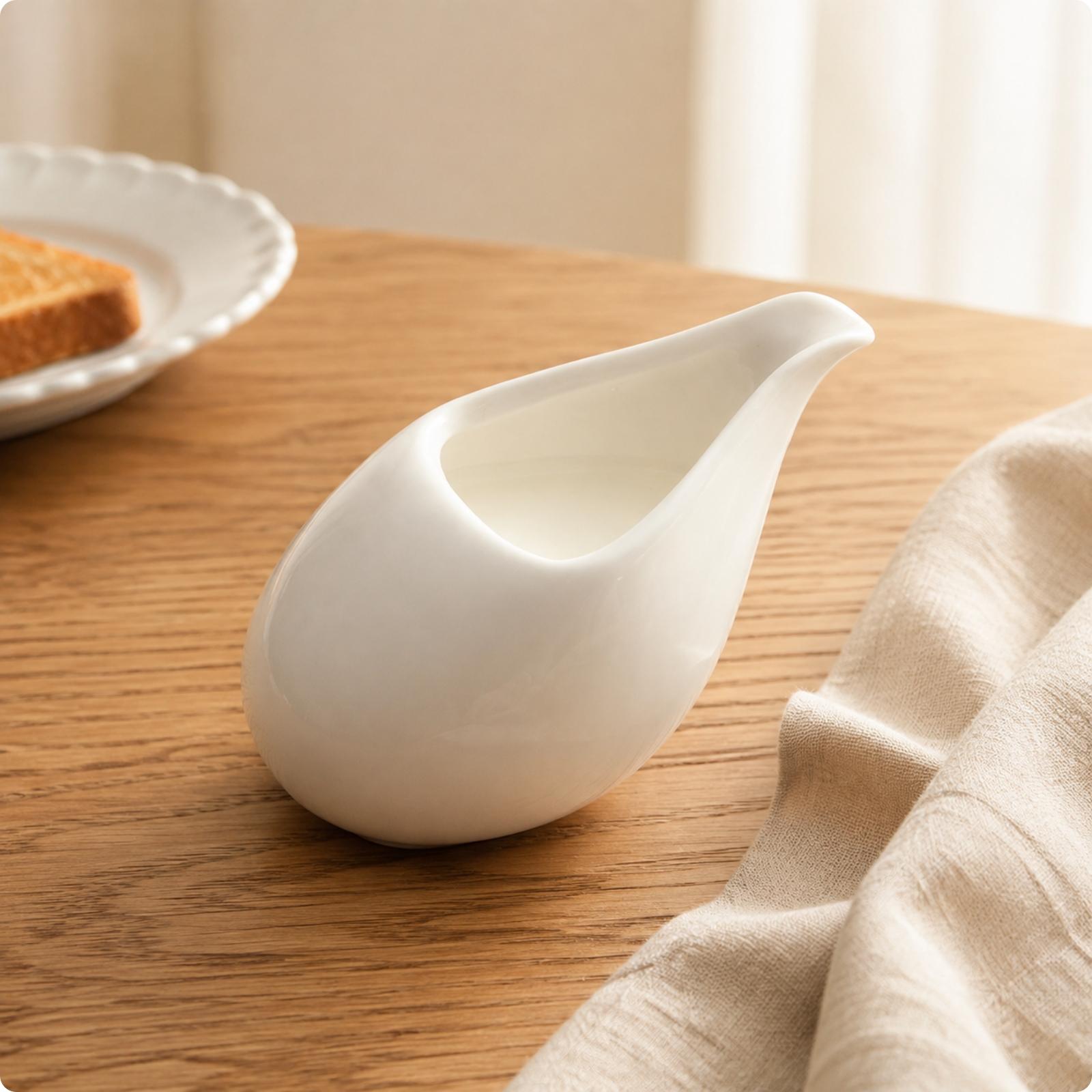 현대적인 디자인의 세라믹 우유 주전자, 뾰족한 주둥이가 - Coffee Tea Jug 리뷰 및 가격