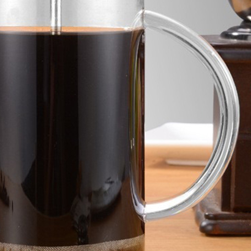 필터가 있는 커피 프렌치 프레스 포트, 고붕규산 유리  - French Press Glass 리뷰 및 가격
