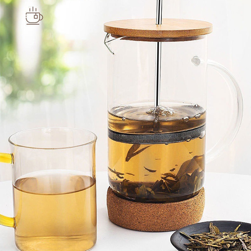 필터가 있는 커피 프렌치 프레스 포트, 고붕규산 유리  - French Press Glass 리뷰 및 가격
