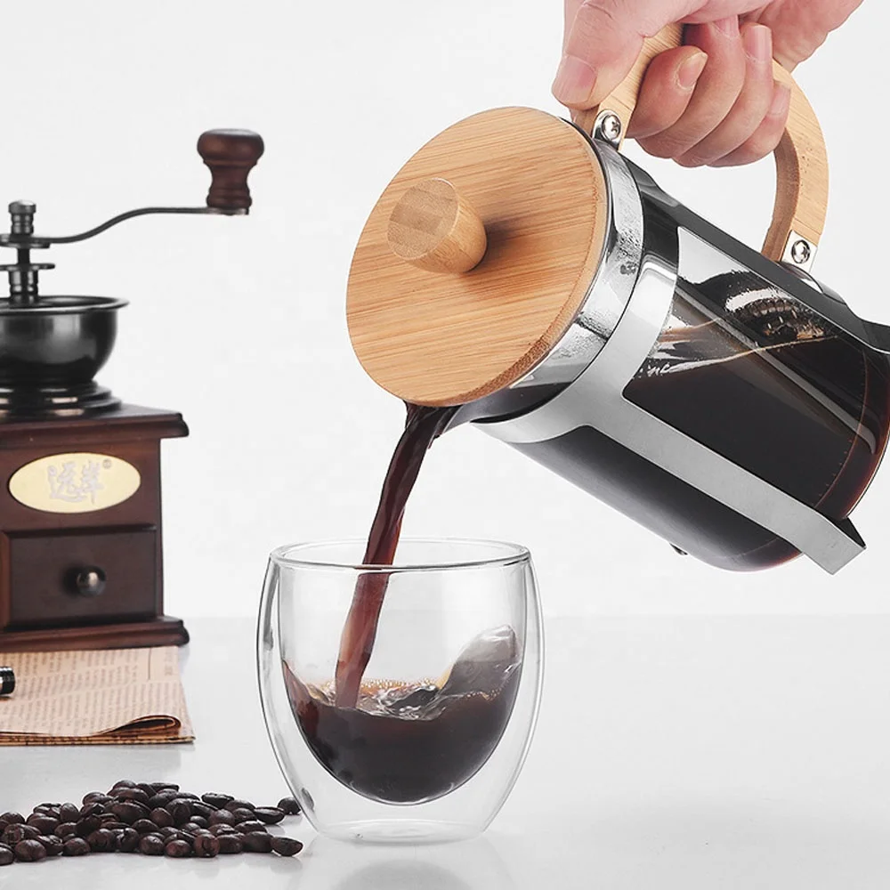 350/600ml 스테인리스 스틸 프레스 포트 식품 등 - French Press Glass 리뷰 및 가격