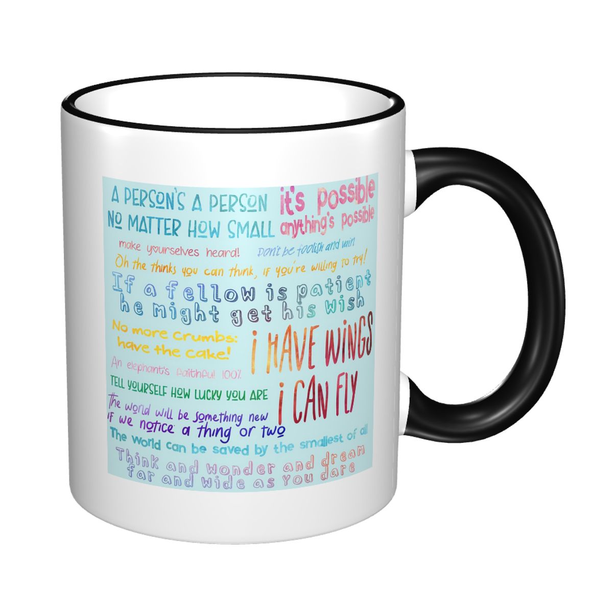 Seussical Quotes 세트 머그 재미있는 세라 - Coffee Tea Quotes 리뷰 및 가격