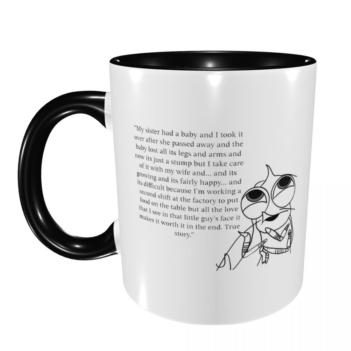 상어 이야기 새우 인용문 머그컵 재미있는 세라믹 커피잔 - Coffee Tea Quotes 리뷰 및 가격