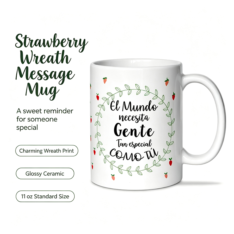 스페인어 명언 세라믹 커피 머그잔, 녹색 잎사귀 화환  - Coffee Tea Quotes 리뷰 및 가격