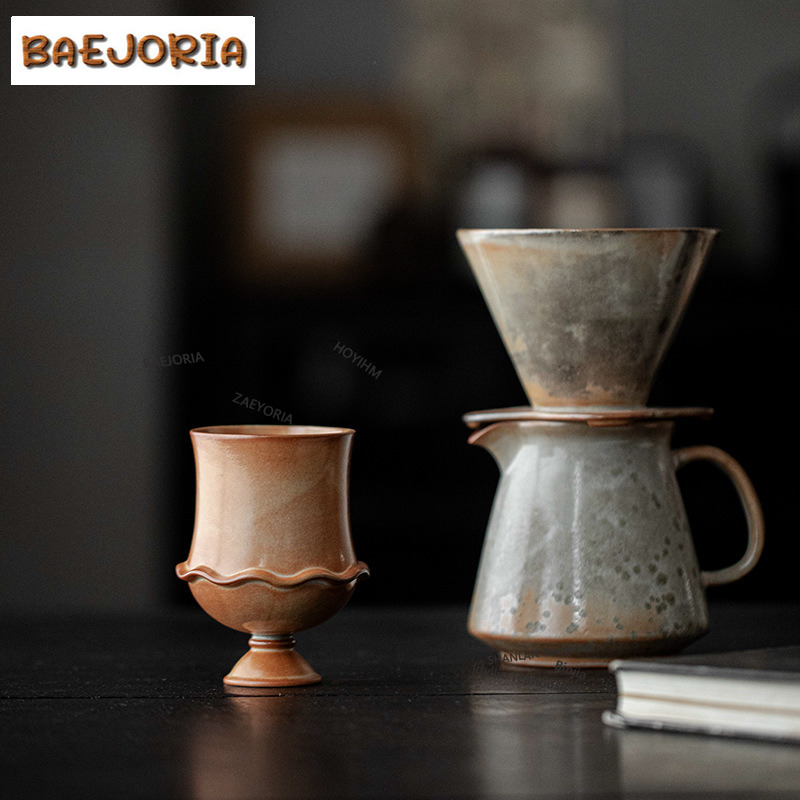 BAEJORIA 230ml 잉크 무늬의 장작으로 구워  - Coffee Tea Jug 리뷰 및 가격