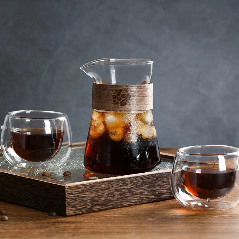 목재 내열성 층, 높은 붕규산 에스프레소 샷 유리 머그 - French Press Glass 리뷰 및 가격